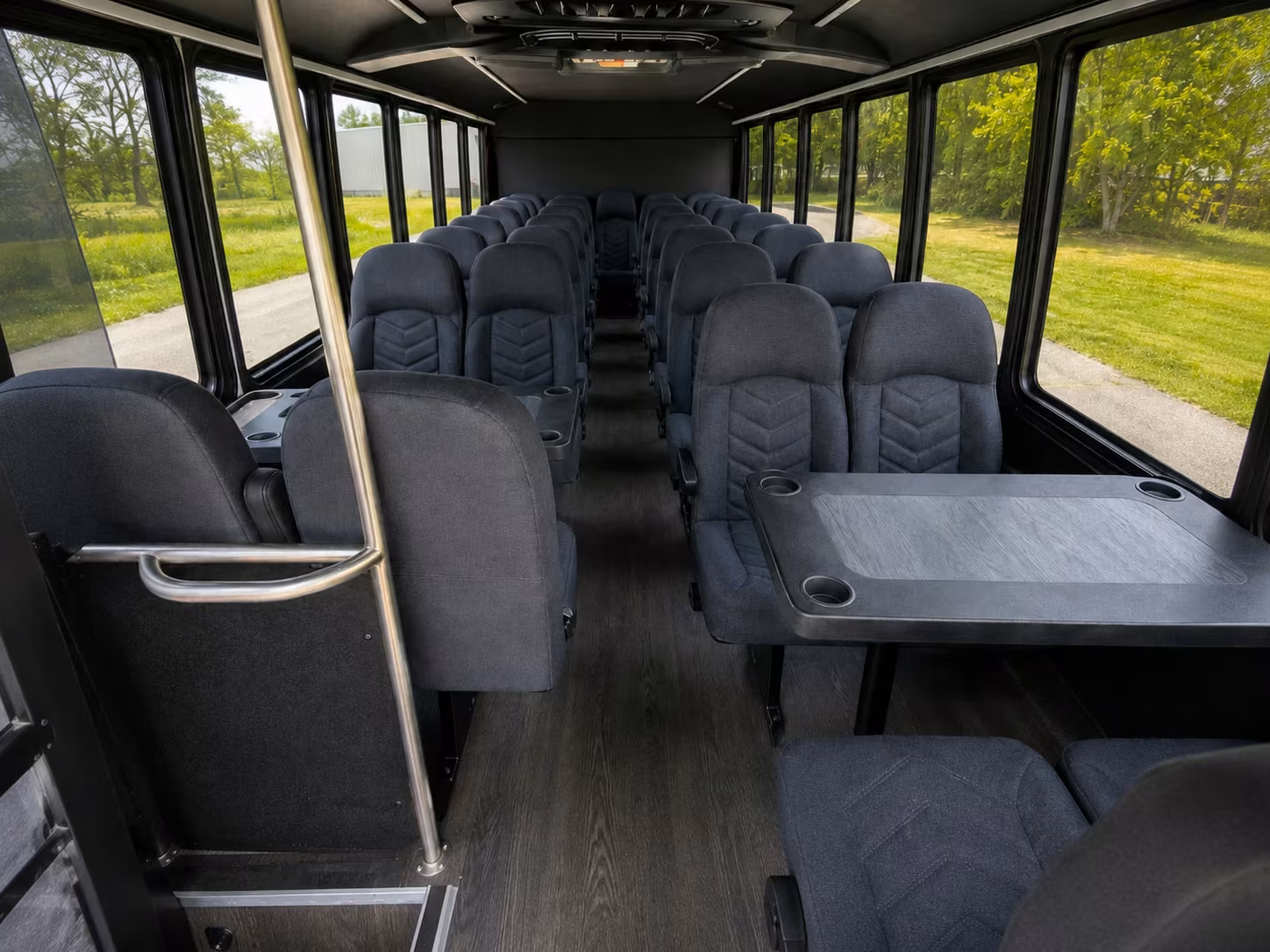 15 passenger minibus inside