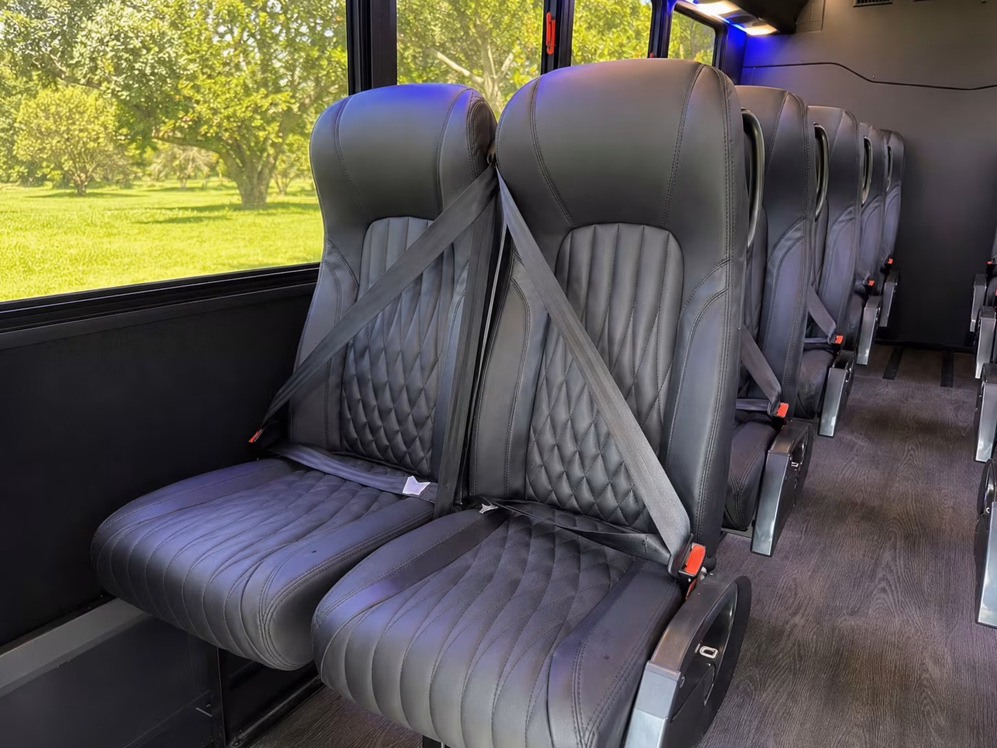 20 passenger minibus interior