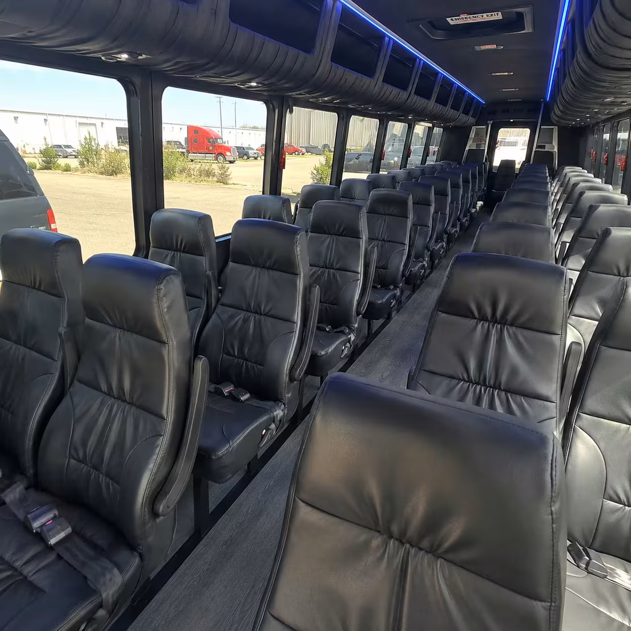 30 passenger minibus interior