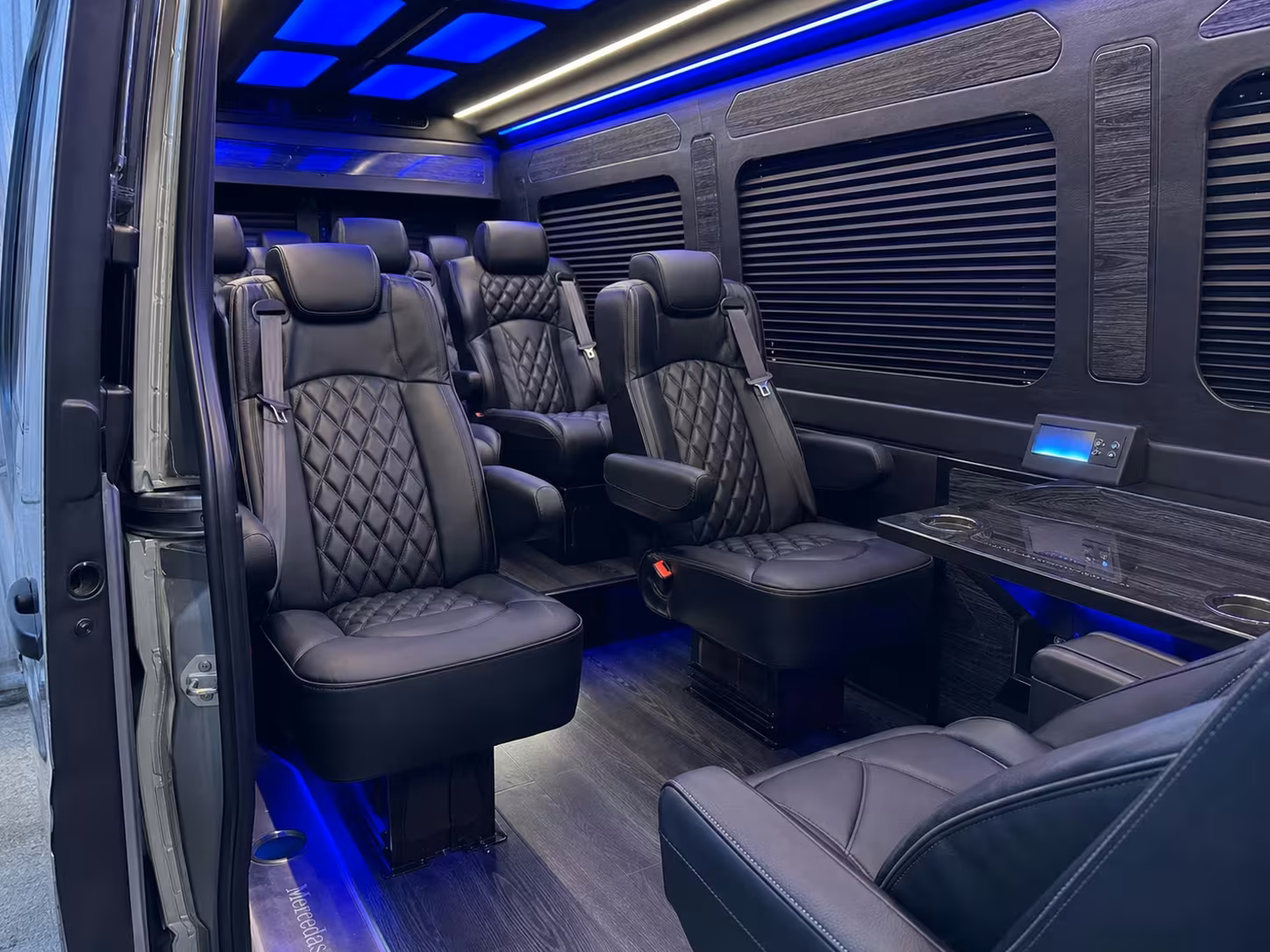 sprinter van transportation for groups and events across santa cruz